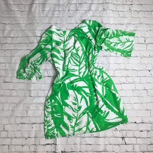 Lilly Pulitzer for Target - L - Green Leaf Dress